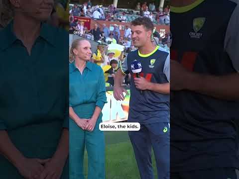 Alex Carey's beautiful tribute to his late father, Gordon ❤️ #Ashes