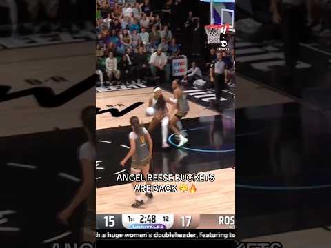 WHAT A BUCKET FROM ANGEL REESE 🔥 Shout out @ford