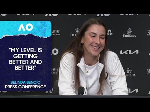 Belinda Bencic Press Conference | Australian Open 2026 Pre-Event