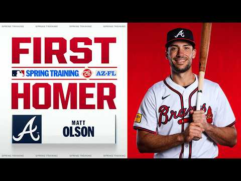 Matt Olson LEAVES THE STADIUM with his first Spring Training home run! 😱⚾️
