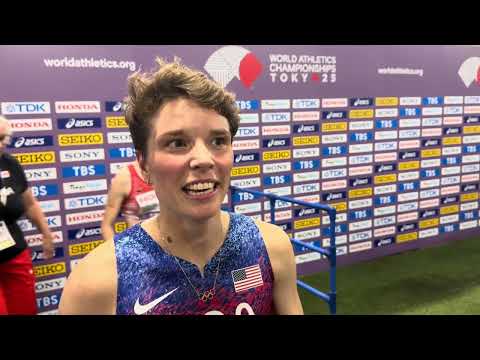 Nikki Hiltz on bittersweet 5th-place finish in 2025 World Championship 1500 final