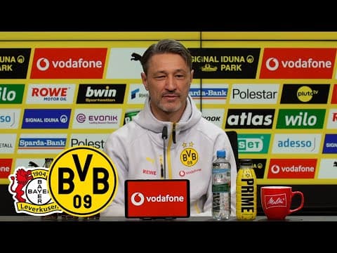 Live: Pressekonferenz mit Niko Kovac | Bayer Leverkusen - BVB