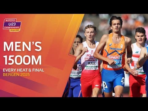 Brilliant Battle! 👊 EVERY Heat & Final of the Men's 1500m | Bergen 2025