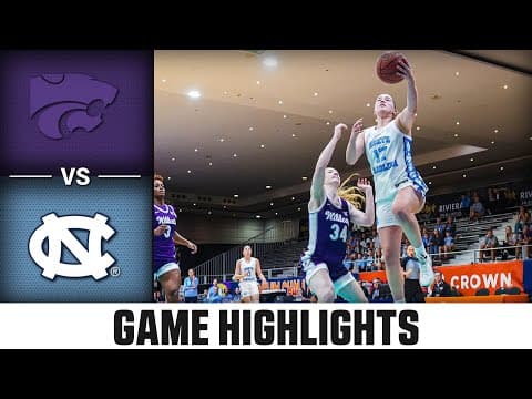 North Carolina vs. Kansas State Game Highlights | 2025-26 ACC Women's Basketball