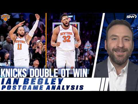 Ian Begley on Knicks double overtime win over Nuggets | SportsNite