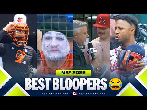 TARPS OFF for MLB's best bloopers of May 2026! 🤣 (Food reviews, fantasy football punishments & MORE)