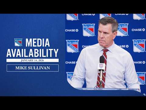 NYR vs OTT: Mike Sullivan Postgame Media Availability | Jan. 14, 2026
