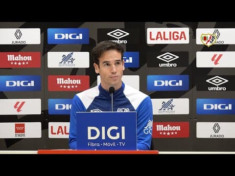 Íñigo Pérez en la previa del Granada -  Rayo Vallecano de Copa