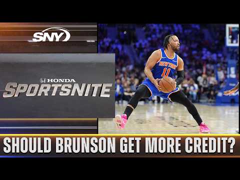 How much credit does Jalen Brunson deserve for the Knicks' success? | SportsNite