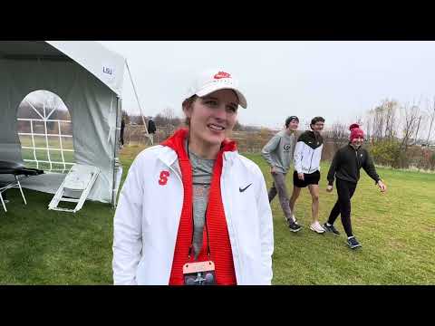 Syracuse coach Raynee Revard	after Orange finish 4th at 2025 NCAA Xc
