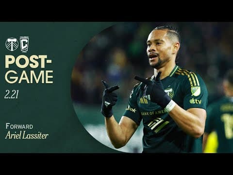 "Thankfully, the ball was just sitting up, laying right there for me" | Lassiter on his goal