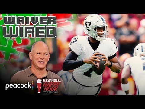 Week 4 waiver wire QBs: Smith, Mariota, Taylor, Dart | Fantasy Football Happy Hour | NFL on NBC