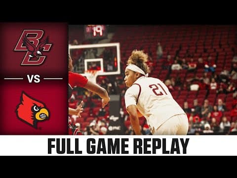 Boston College vs. Louisville Full Game Replay | 2025-26 ACC Women's Basketball