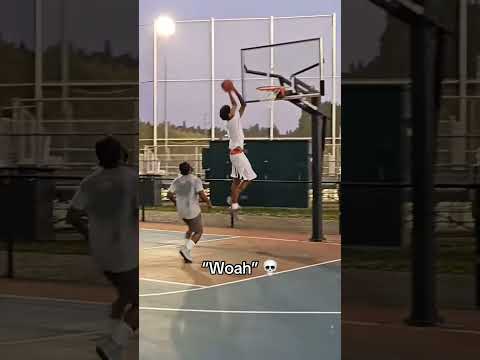 Unc grabbed the wrong rebound bruh 😭🥜 (via liberty.park.hoop/TT)