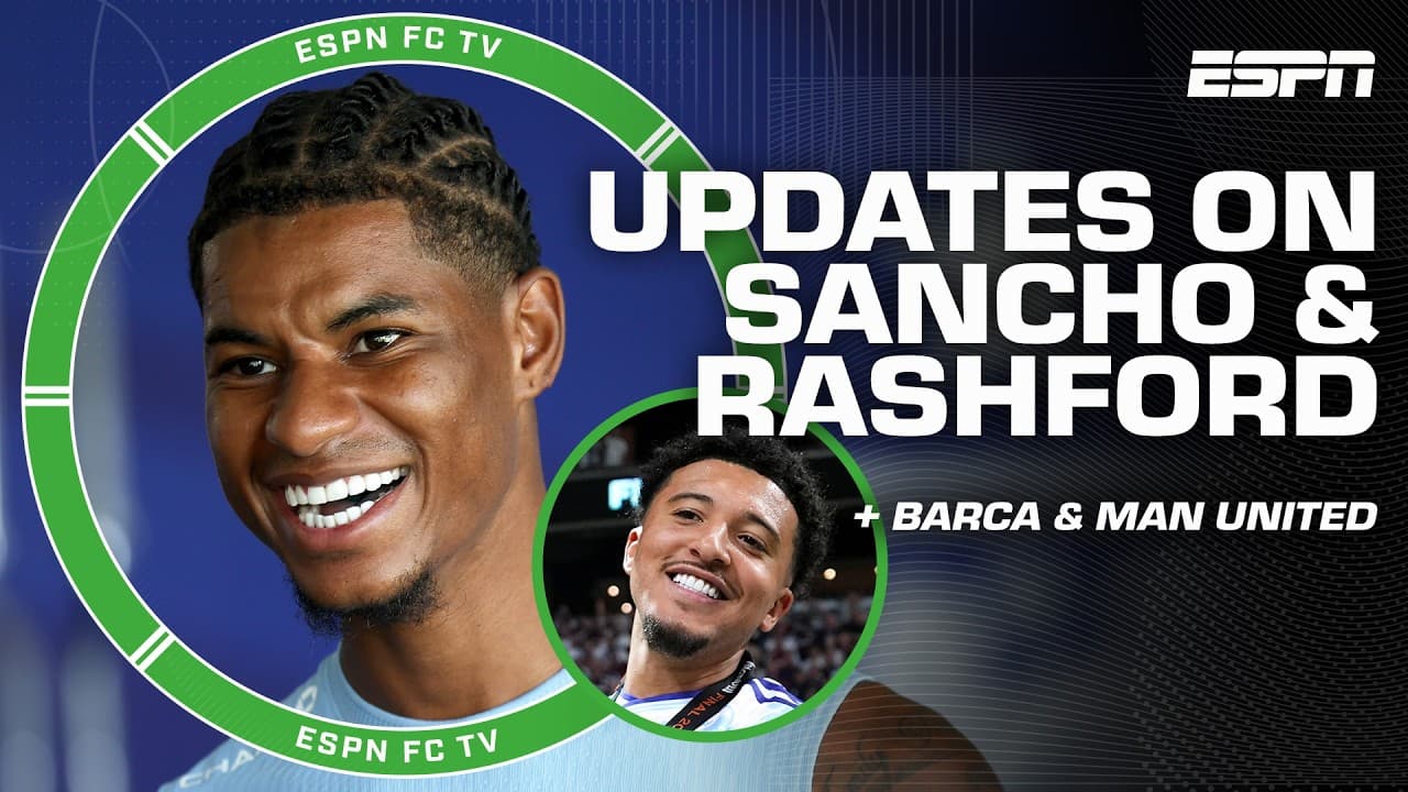 WHAT'S NEXT for Marcus Rashford? + Jadon Sancho's exit from Manchester United | ESPN FC