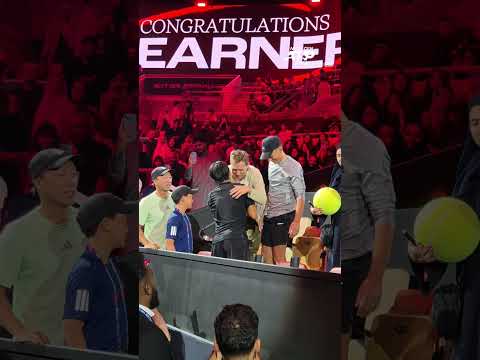 The celebration is on for Learner Tien 🎉 #NextGenATPFinals