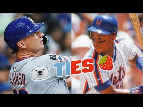 🐻‍❄️ TIES 🍓! Pete Alonso ties Darryl Strawberry for the Mets franchise home run record (No. 252)!