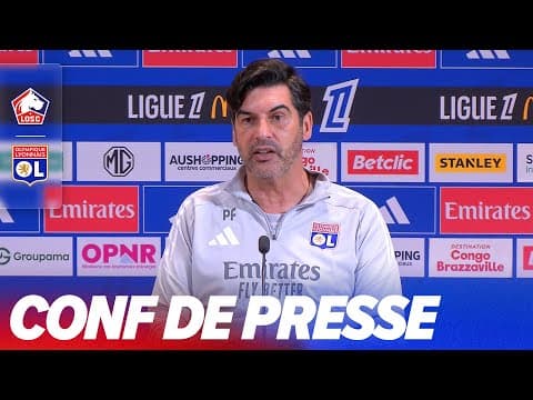 "Endrick commence à s'adapter à ce que nous voulons faire" : la conf de Paulo Fonseca avant LOSC-OL