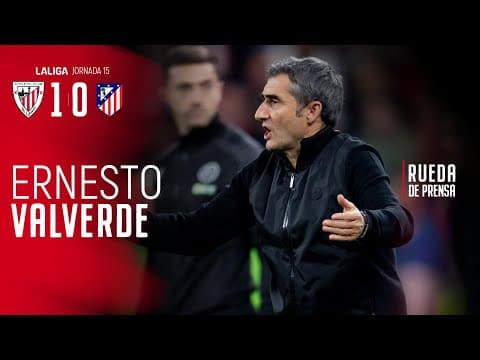 🎙 Ernesto Valverde | post Athletic Club 1-0 Atlético de Madrid | J15 LaLiga EA Sports