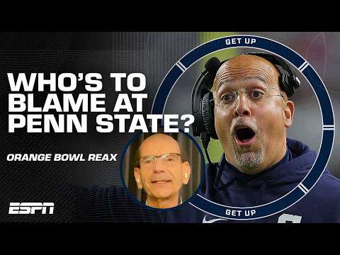 Orange Bowl REACTION 👀 Paul Finebaum QUESTIONS James Franklin 🗣️ 'HE'S TO BLAME!' | Get Up