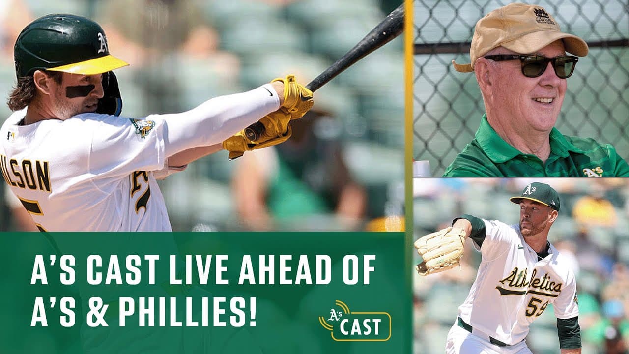 A's Cast Live Ahead of A's & Phillies from NBC Sports  | Sandy Alderson & Ryan Christenson join!