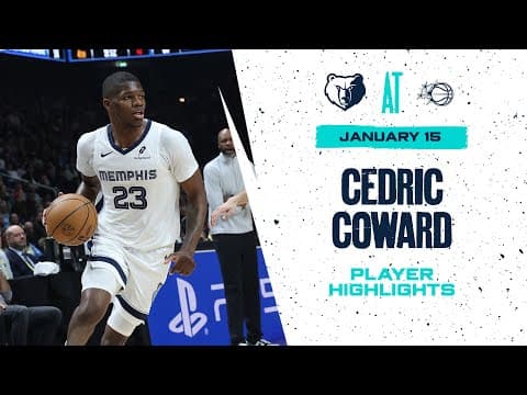 Cedric Coward Highlights vs. Orlando Magic