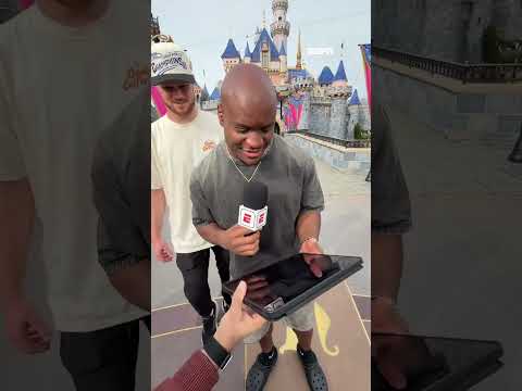 Rapid fire questions with Sam Darnold & Kenneth Walker III after the Super Bowl 🤩