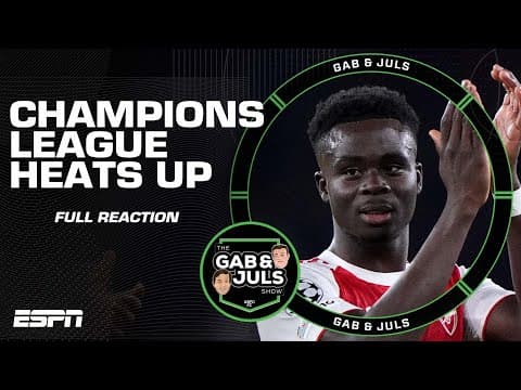 FULL Champions League reaction! PSG, Arsenal, Liverpool, Real Madrid, Man City & more! | ESPN FC