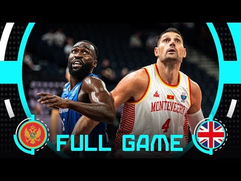 Group Phase | Montenegro v Great Britain | Full Basketball Game | FIBA EuroBasket 2025