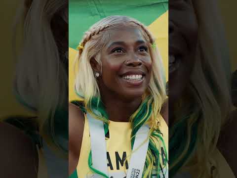 One last dance for Shelly-Ann Fraser-Pryce 💃 #worldathleticschamps #jamaica #athlete