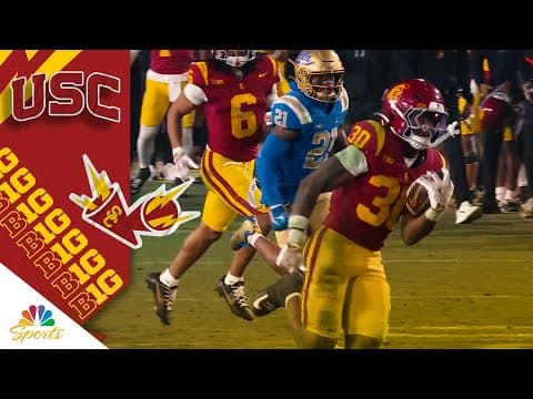 King Miller puts cherry on top for USC’s win over crosstown rival UCLA | Big Ten on NBC Sports