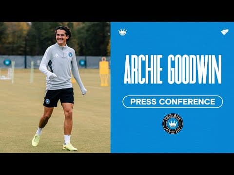 The Confidence to Step Up | Archie Goodwin Press Conference