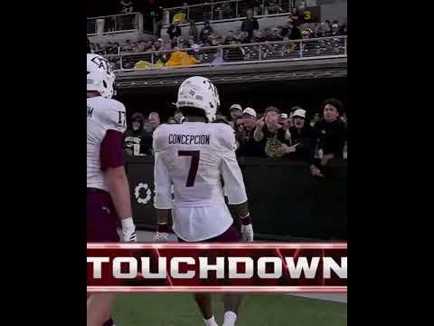 KC CONCEPCION TOOK OFF ⏩ Aggies go up 21-0 over Mizzou 😳