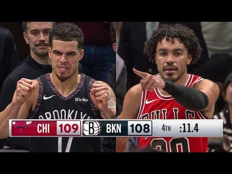 Final 4:47 CRAZY ENDING Bulls at Nets | January 16, 2026