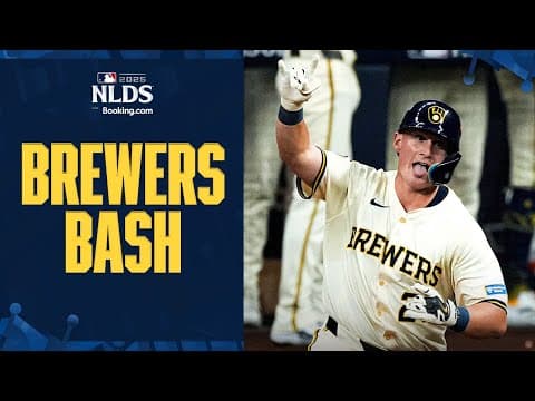 Andrew Vaughn's second home run of the NLDS gives the Brewers the LEAD in Game 5! 💪
