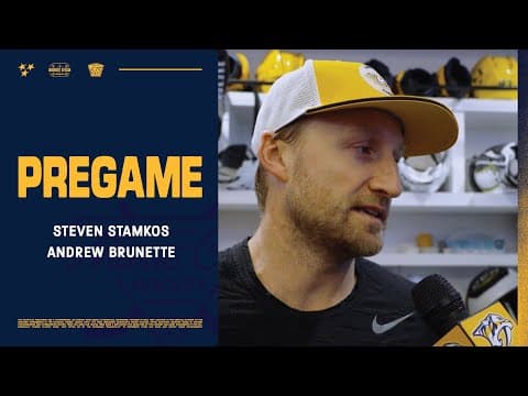 Steven Stamkos & Andrew Brunette Pregame: Oct. 28, 2025