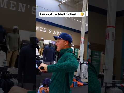 Leave it to Matt Scharff.. 😂