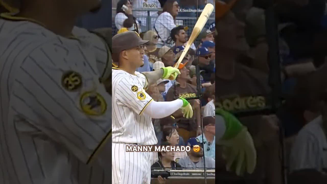 Manny Machado, the Man that you are. #Padres #mlb #baseball #homerun #sandiego