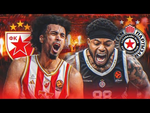 Live At The Most INSANE Basketball Game In The WORLD! Crvena Zvezda vs Partizan
