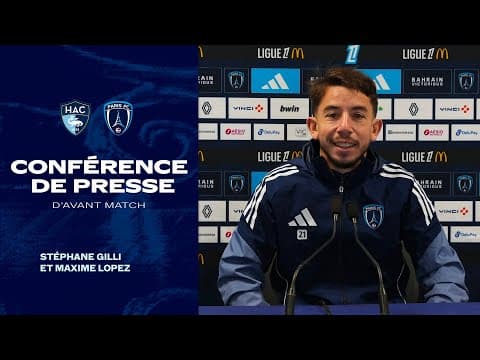 La conférence de presse avant le Havre