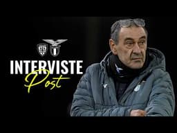 LE INTERVISTE A MISTER SARRI E ZACCAGNI | CAGLIARI-LAZIO 0-0