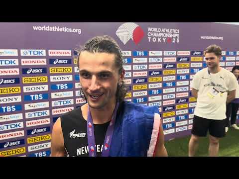 Geordie Beamish after huge kick to win steeplechase at 2025 World Championships