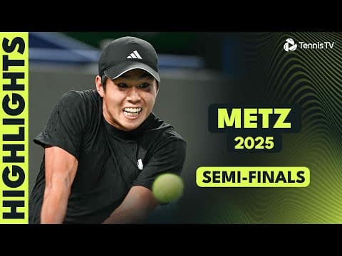 Norrie & Sonego Clash; Tien Battles Sachko I Metz 2025 Semi-Final Highlights