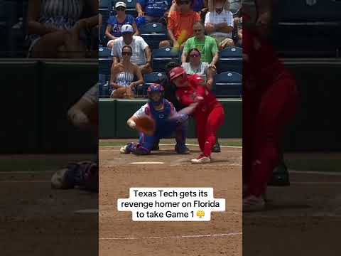 Texas Tech came back to take Game 1 of the Super Regionals 🔥