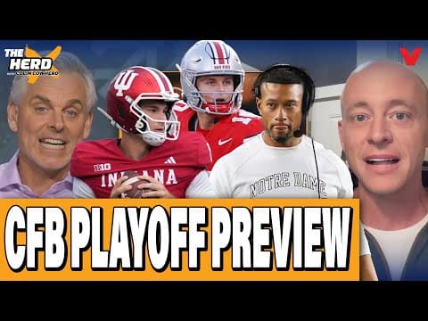 Josh Pate & Colin Cowherd PREDICT College Football Playoffs + Philip Rivers, NFL playoffs | THE HERD