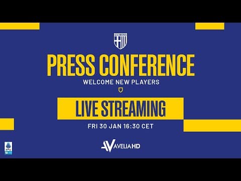 Live – La presentazione al Tardini di Carboni, Nicolussi Caviglia e Elphege