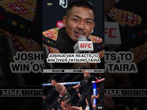 Joshua Van REACTS to KNOCKOUT win at #ufc328 | MMA Fighting