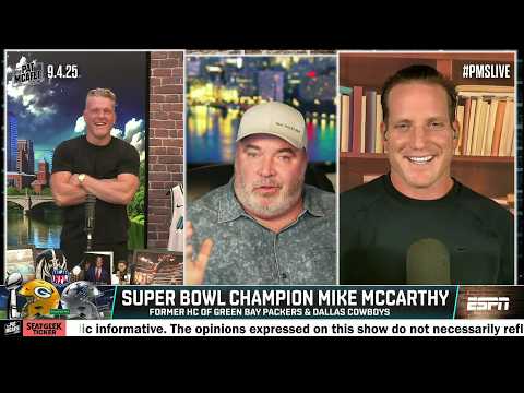 Mike McCarthy STILL BELIEVES in the Cowboys w/o Micah Parsons vs. the Eagles 👀 | The Pat McAfee Show