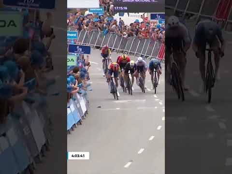 Home turf dominance! 😎 Mads Pedersen takes the opening stage of the Tour of Denmark  💪