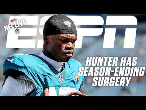 Travis Hunter has season-ending surgery: 'Significant loss' for the Jaguars - Orlovsky | NFL Live